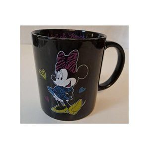 Disney Minnie Mouse Zebra print bow Coffee Mug Cup